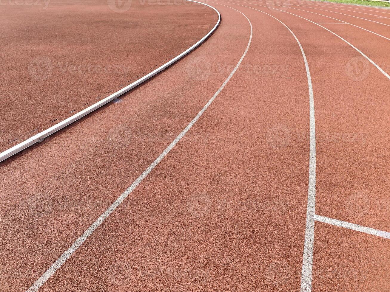Multi-Function Stadium Running Track with Football Field and Athletic Running Track photo