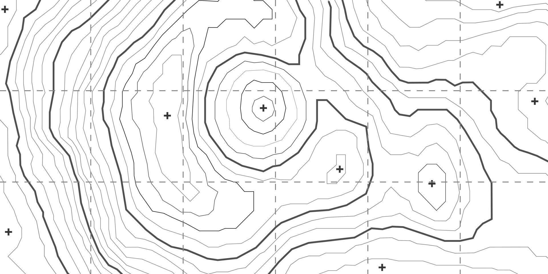 Abstract topographical map. Seamless topographic map lines, contour background. Geographic grid isolines pattern can be used for wallpaper, pattern fills, web page, surface textures vector