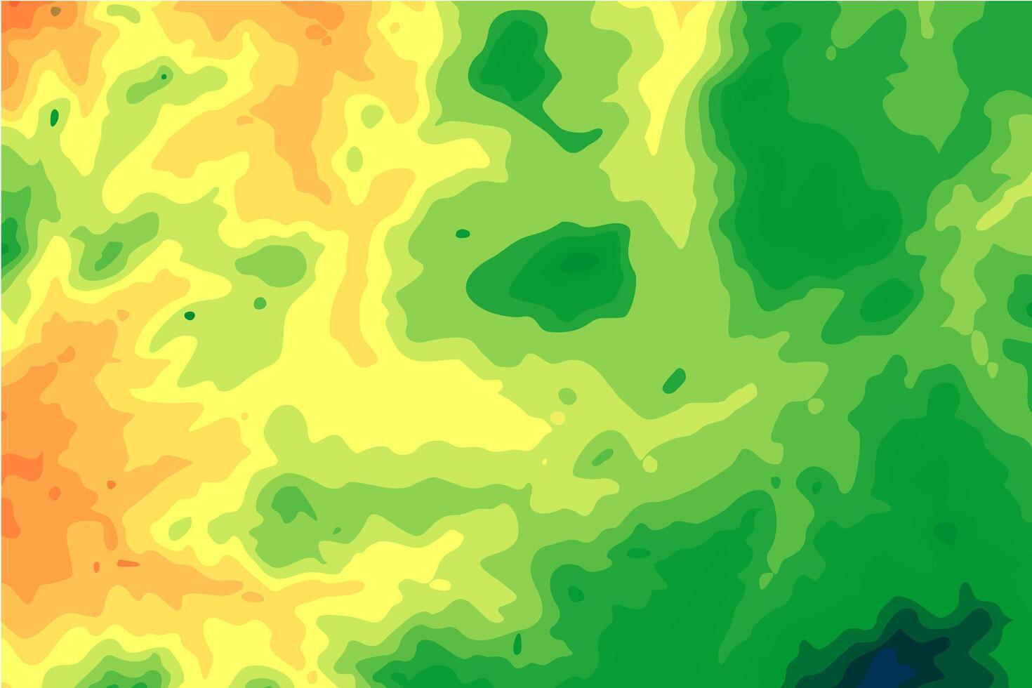 Colorful abstract topographic map background on horizontal layout. illustration line and shape contour pattern. vector