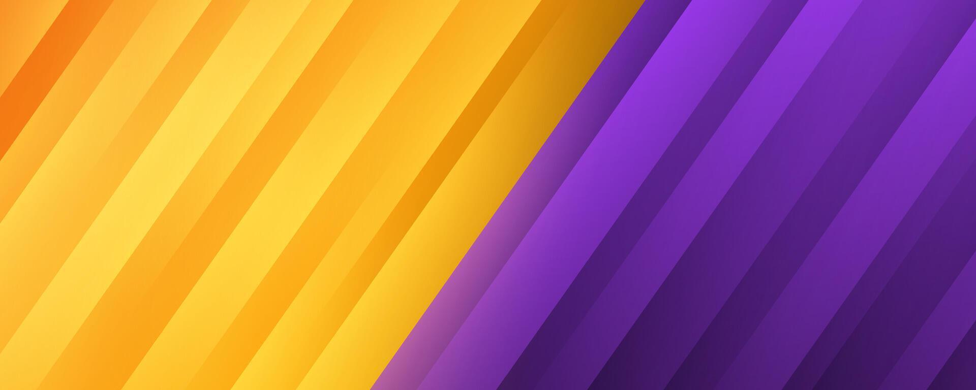 3D orange purple abstract background overlap layer on bright space with cutout effect decoration. Modern graphic design element diagonal cut slice style concept for web banner, flyer or brochure cover vector