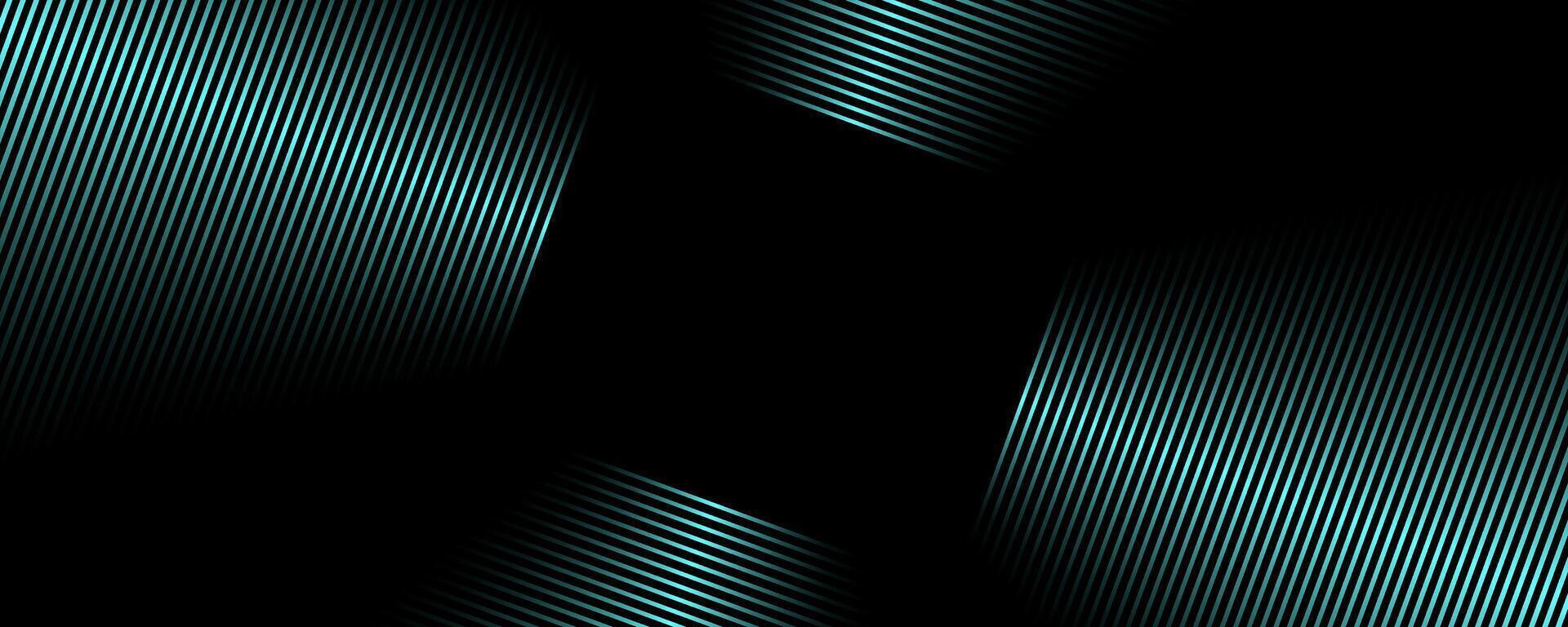 3D blue black techno abstract background overlap layer on dark space with diagonal lines effect decoration. Modern graphic design element stripes style concept for web banner, flyer, or brochure cover vector