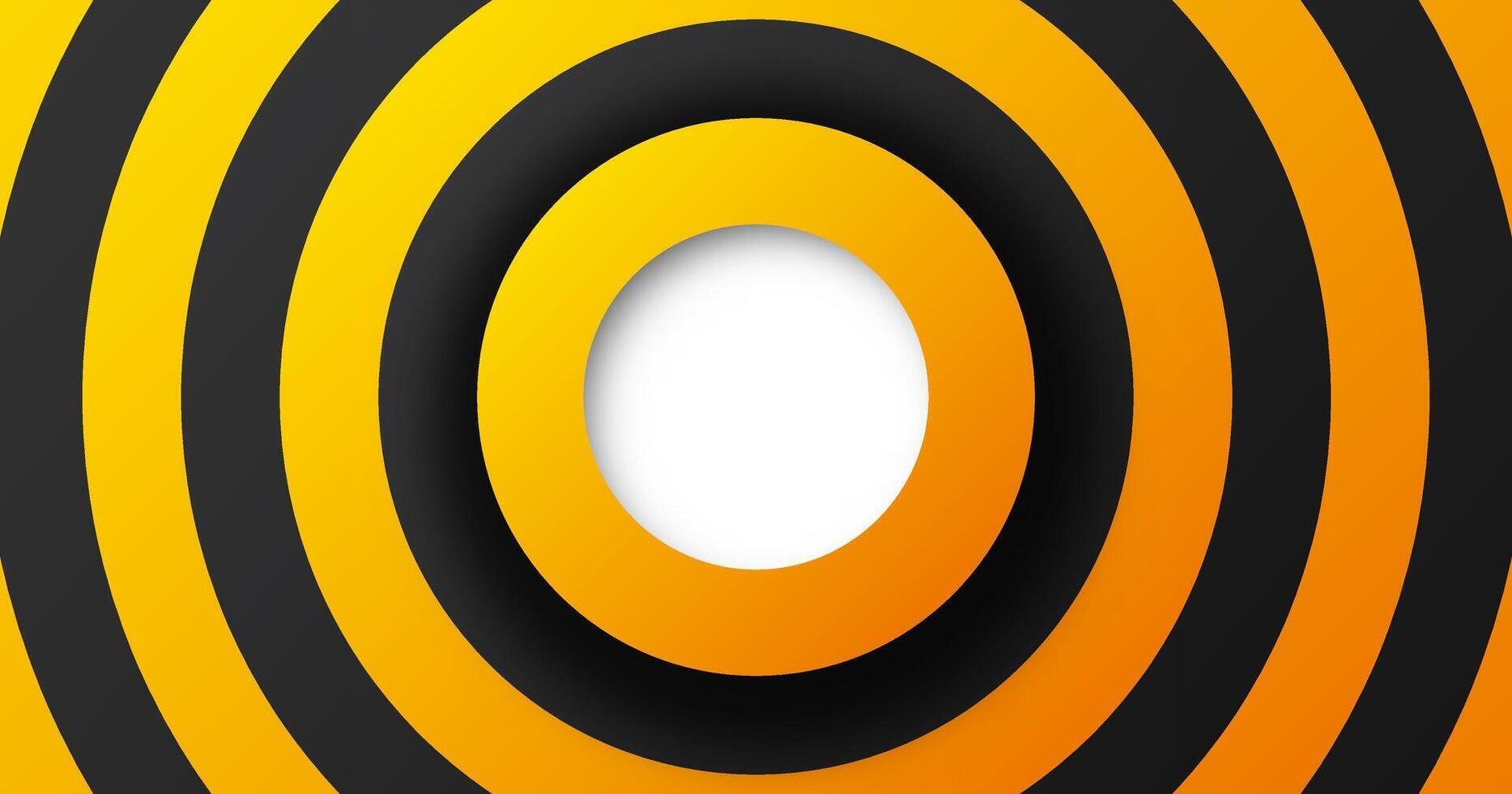 Black orange abstract background overlap layer on bright space with contrast lines effect decoration. Modern graphic design element stripes style concept for web banner, flyer, card, or brochure cover vector