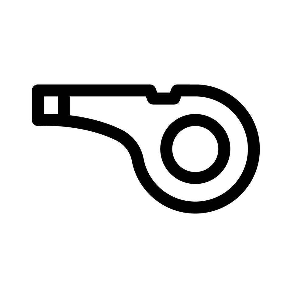 Simple design whistle icon. vector