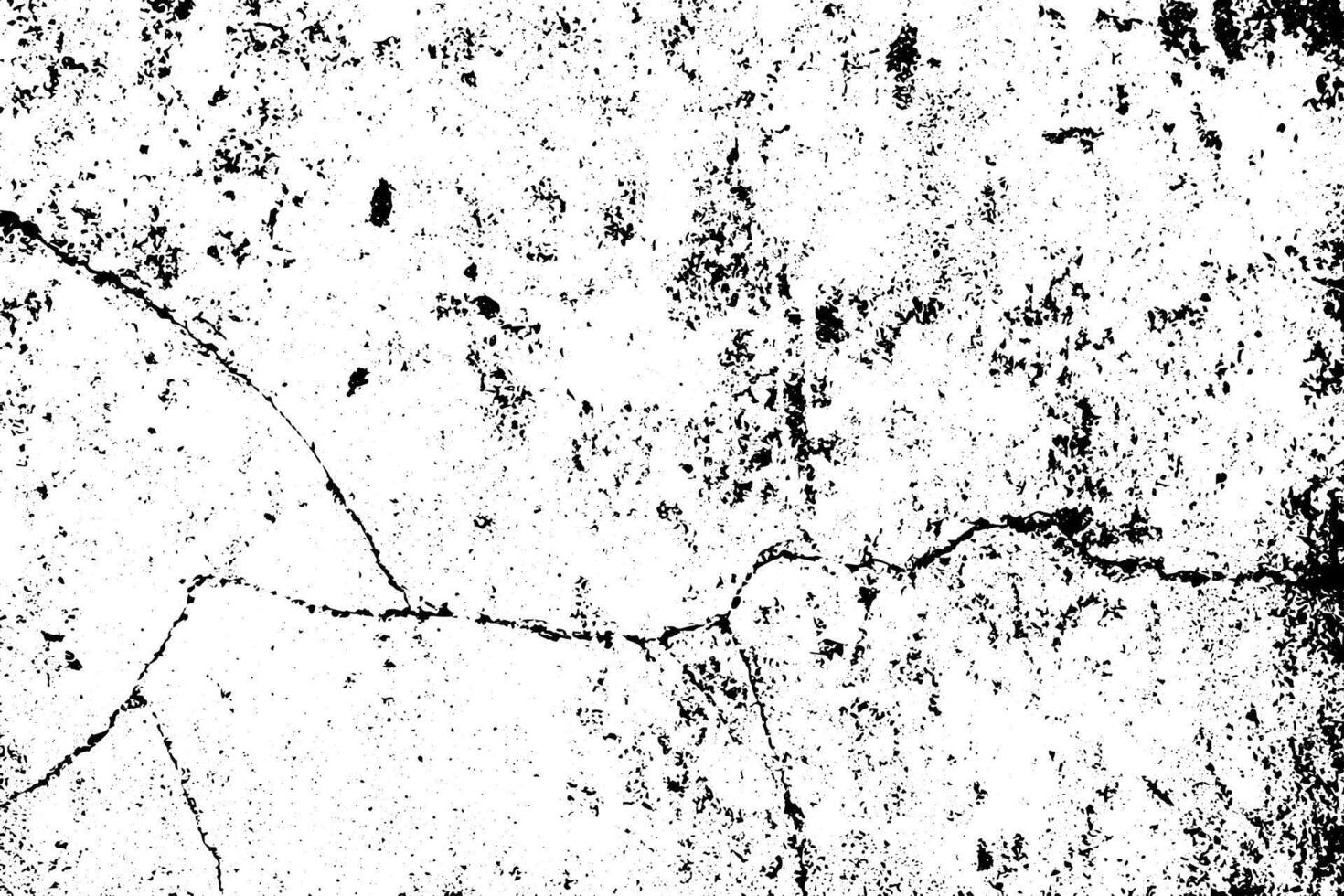 Grunge texture abstract. Cracked concrete wall on white background. vector