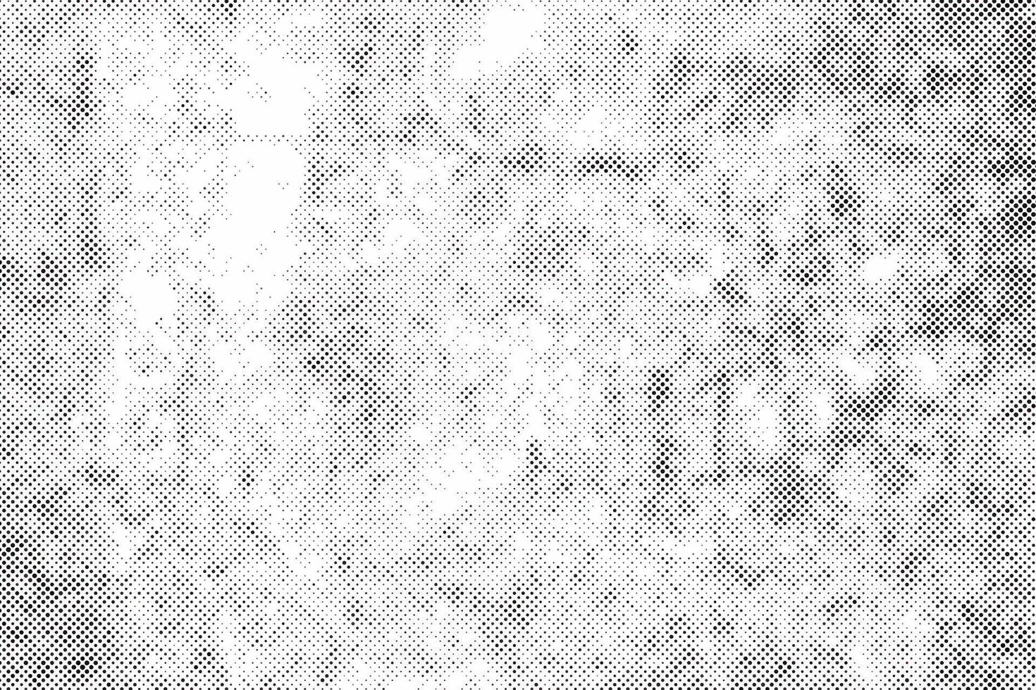 Gradient halftone faded texture, grunge dirty spots and dots background vector