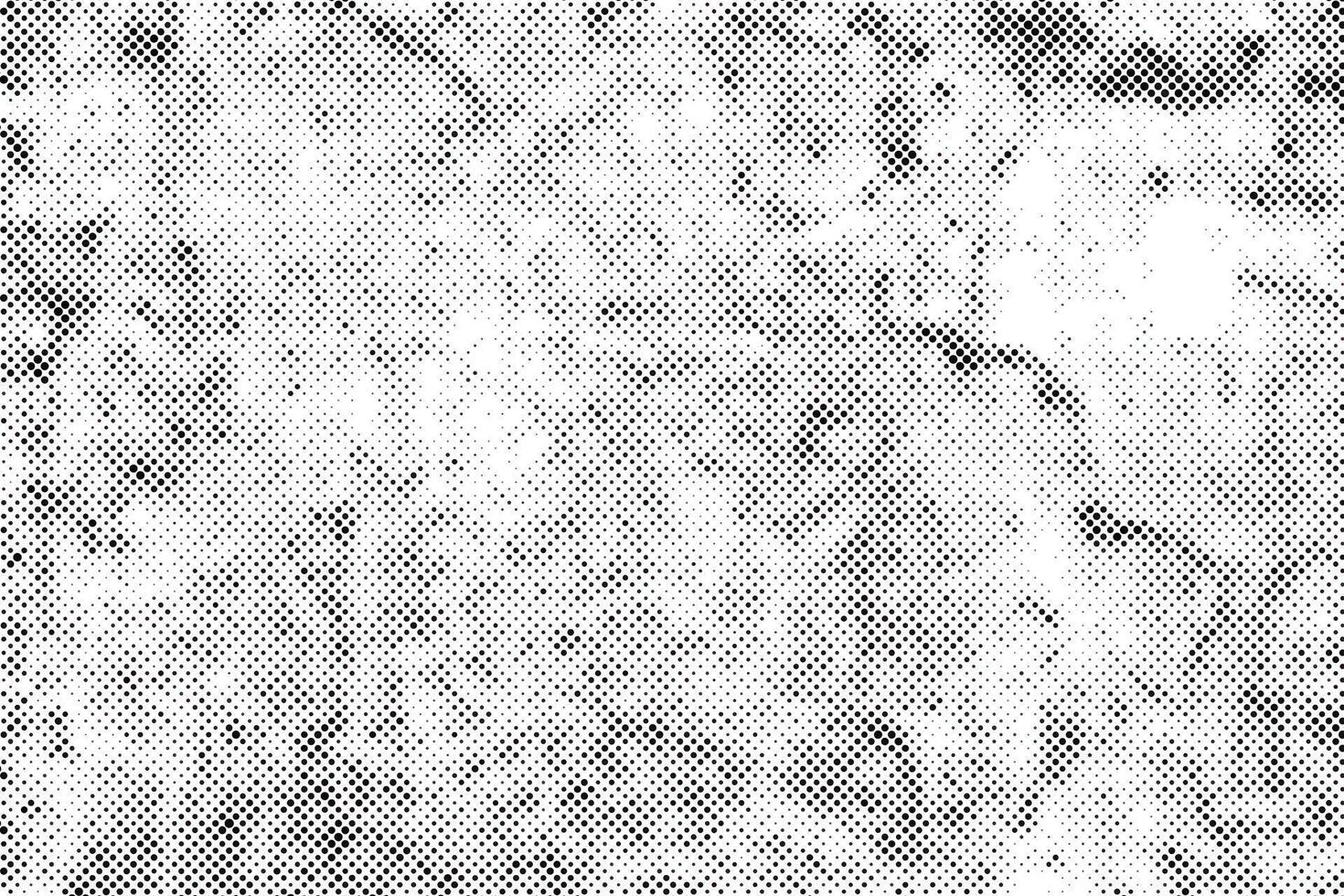 Grunge halftone texture abstract on white background. vector