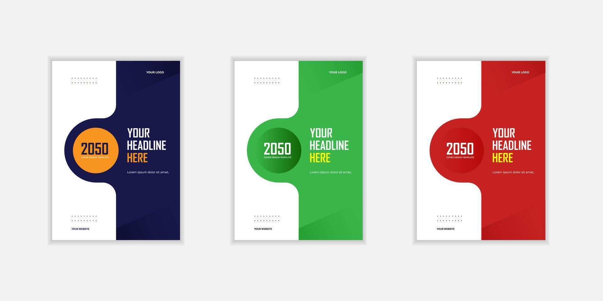 Corporate Book Cover Design Template in A4. Can be adapt to Brochure, Annual Report, Magazine,Poster, Business Presentation, Portfolio, Flyer, Banner, vector