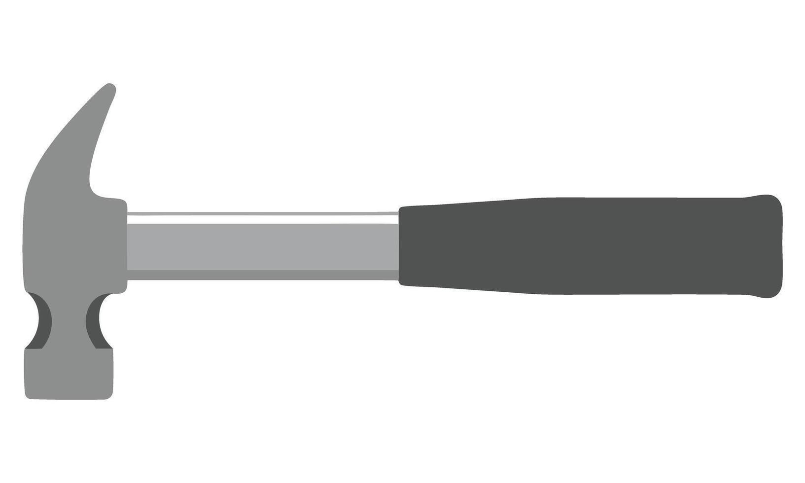 Classic Tool Hammer for Construction, Carpentry, and DIY Projects with Unique Design Features vector