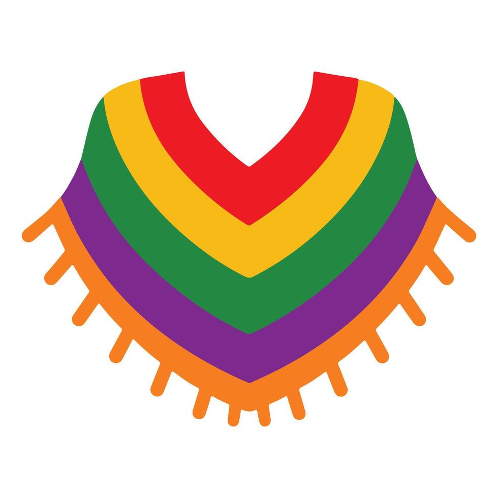 mexico poncho Cinco de Mayo day illustration, happy Cinco de Mayo festival design sublimation vector