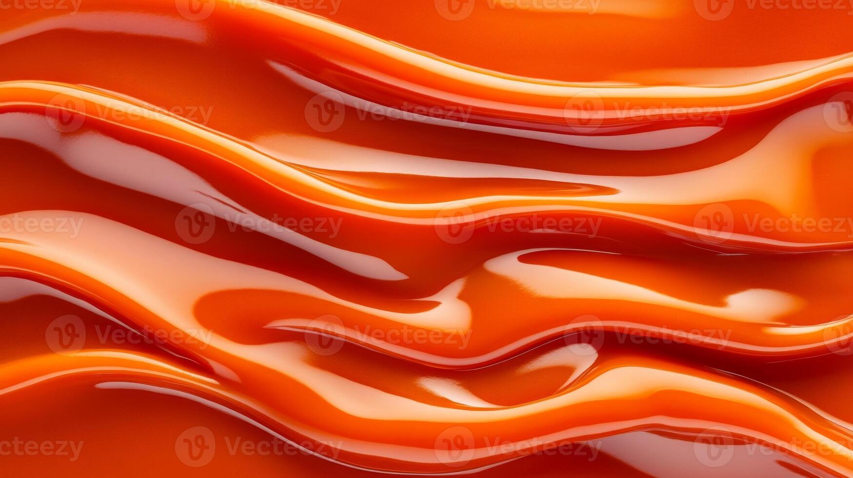 Rich and glossy barbecue sauce swirls create an appealing texture, ideal for summer grilling, enhancing flavors, and making dishes more enjoyable photo
