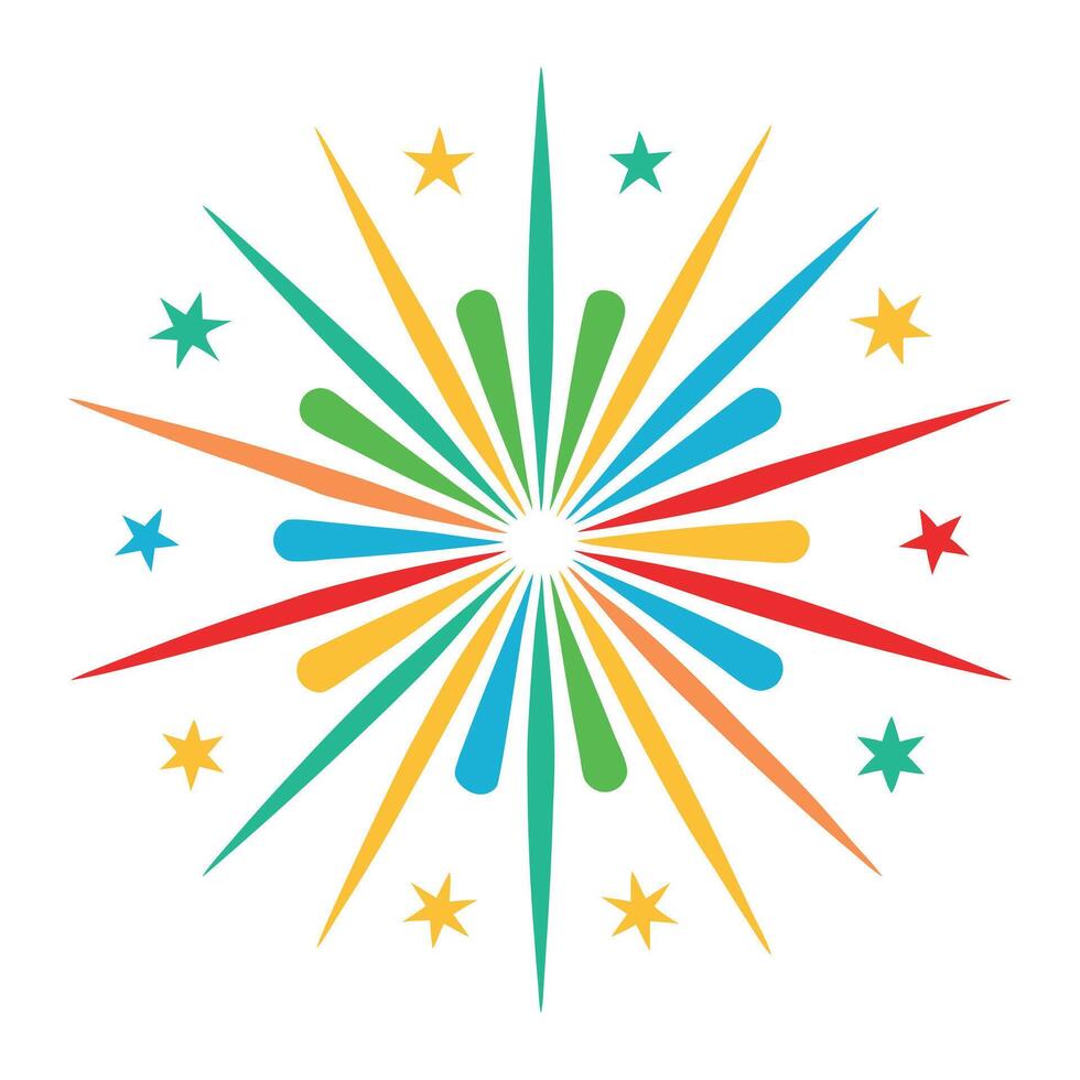 mexico firework bursts Cinco de Mayo day illustration, happy Cinco de Mayo festival design sublimation vector