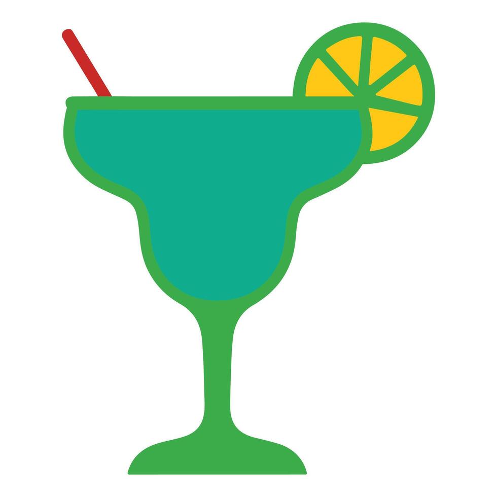 mexico margarita glass Cinco de Mayo day illustration, happy Cinco de Mayo festival design sublimation vector