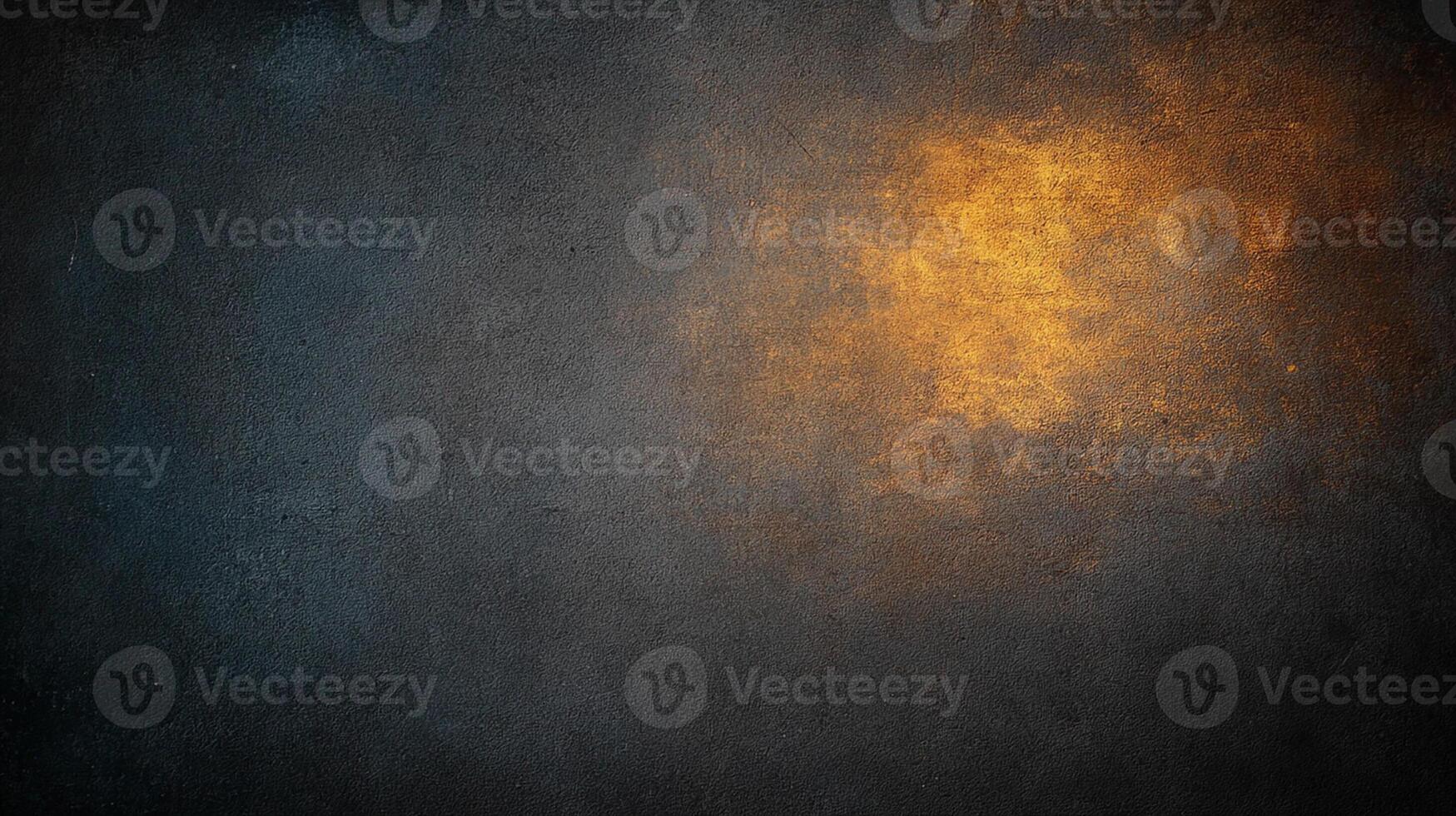 Dark Textured Background with Glowing Orange Light photo