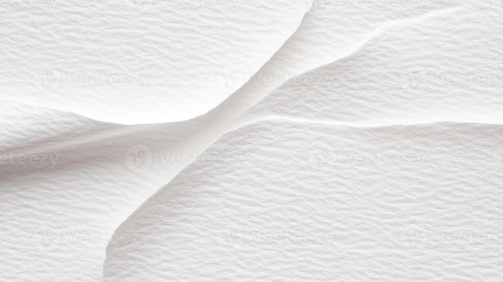 Crumpled White Paper with Soft Texture photo