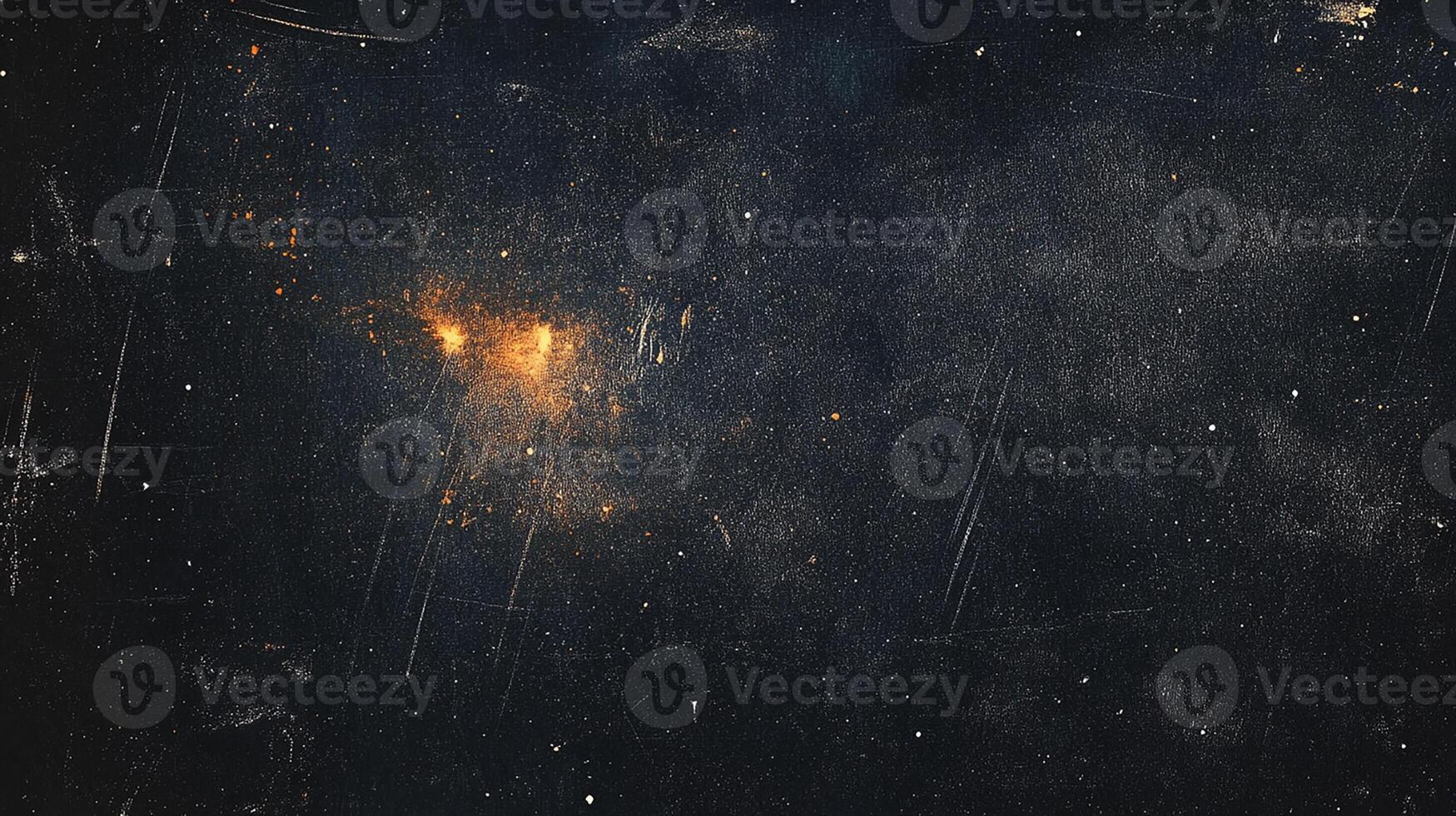 Dark Grunge Texture with Orange and White Specks photo