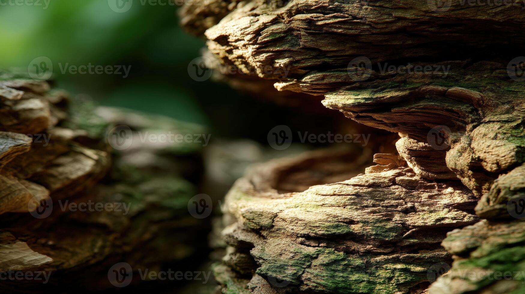 Wooden texture showing intricate patterns in natural setting photo