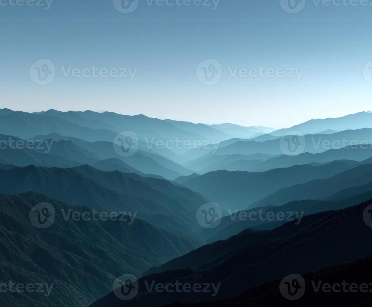 A view of the mountains from a plane photo
