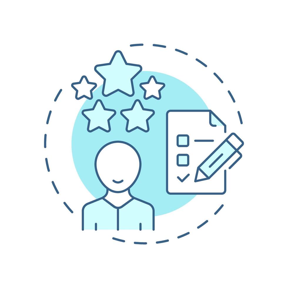 Talent pipeline forecasts soft blue concept icon. Predicting company employment needs. Workforce insight. Round shape line illustration. Abstract idea. Graphic design. Easy to use blog post vector