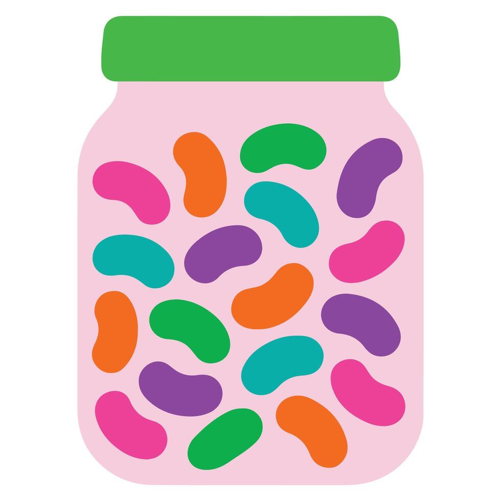 Candy Jar illustration , candy Confection clipart, sweet candy design sublimation vector