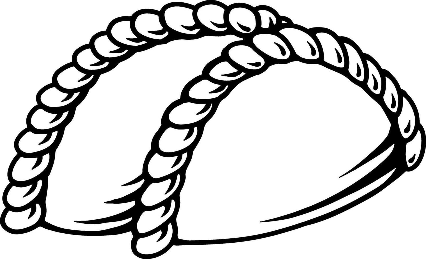 Pastel Indonesian Lokal Foods vector