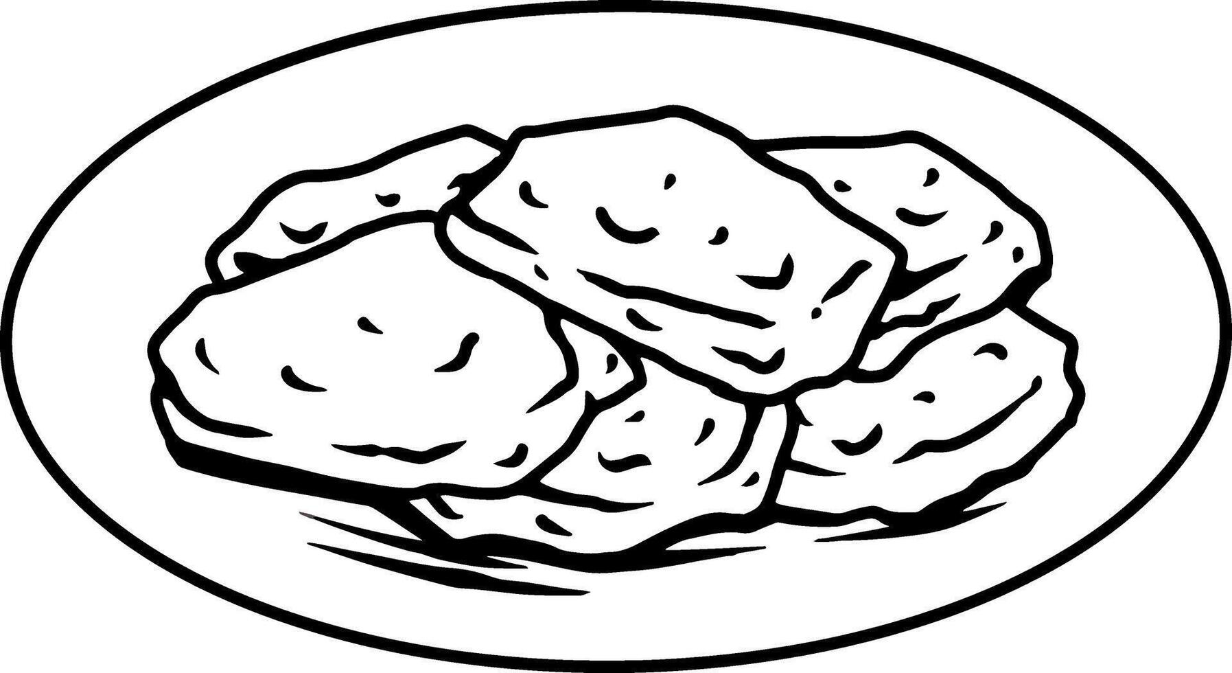 Rendang Indonesian Lokal Foods vector