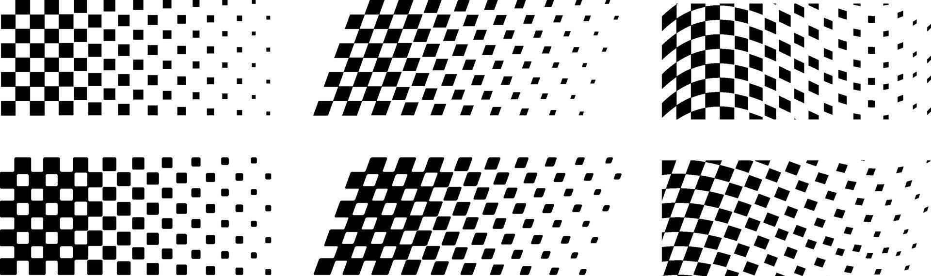 Racing stripe set vector