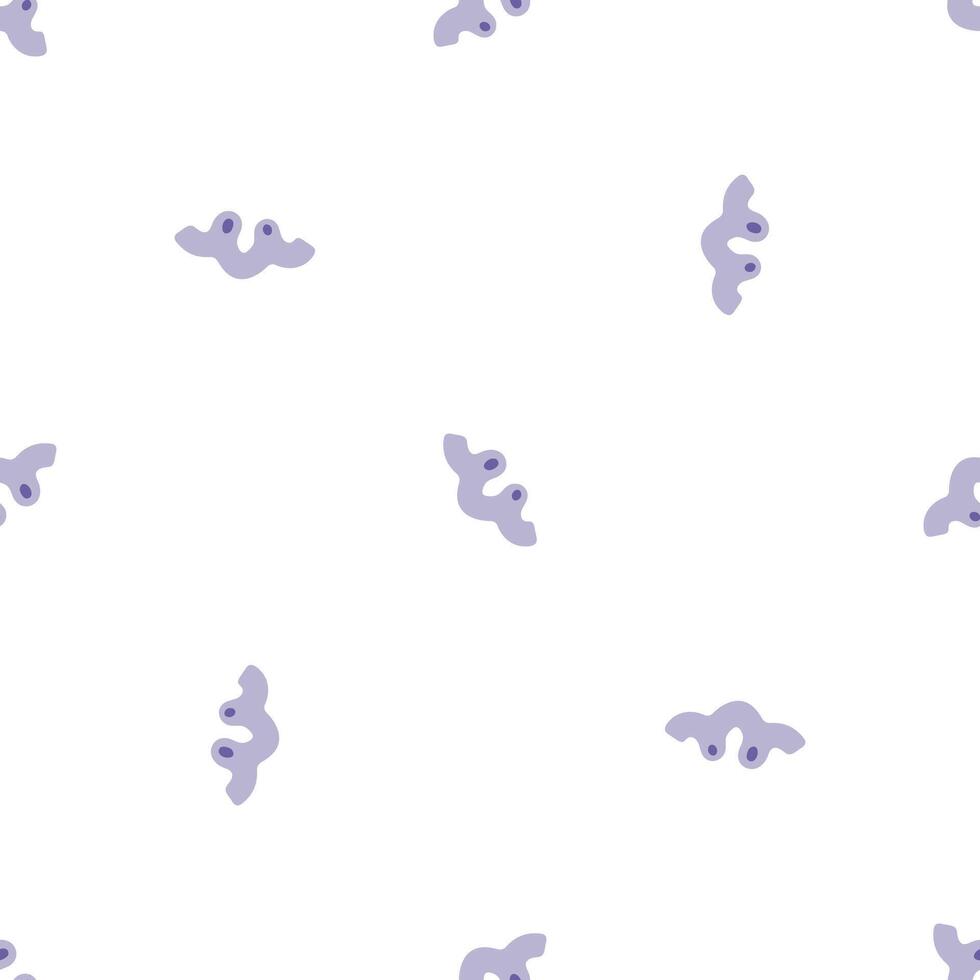 Seamless Lavender Confetti Minimal Pattern vector
