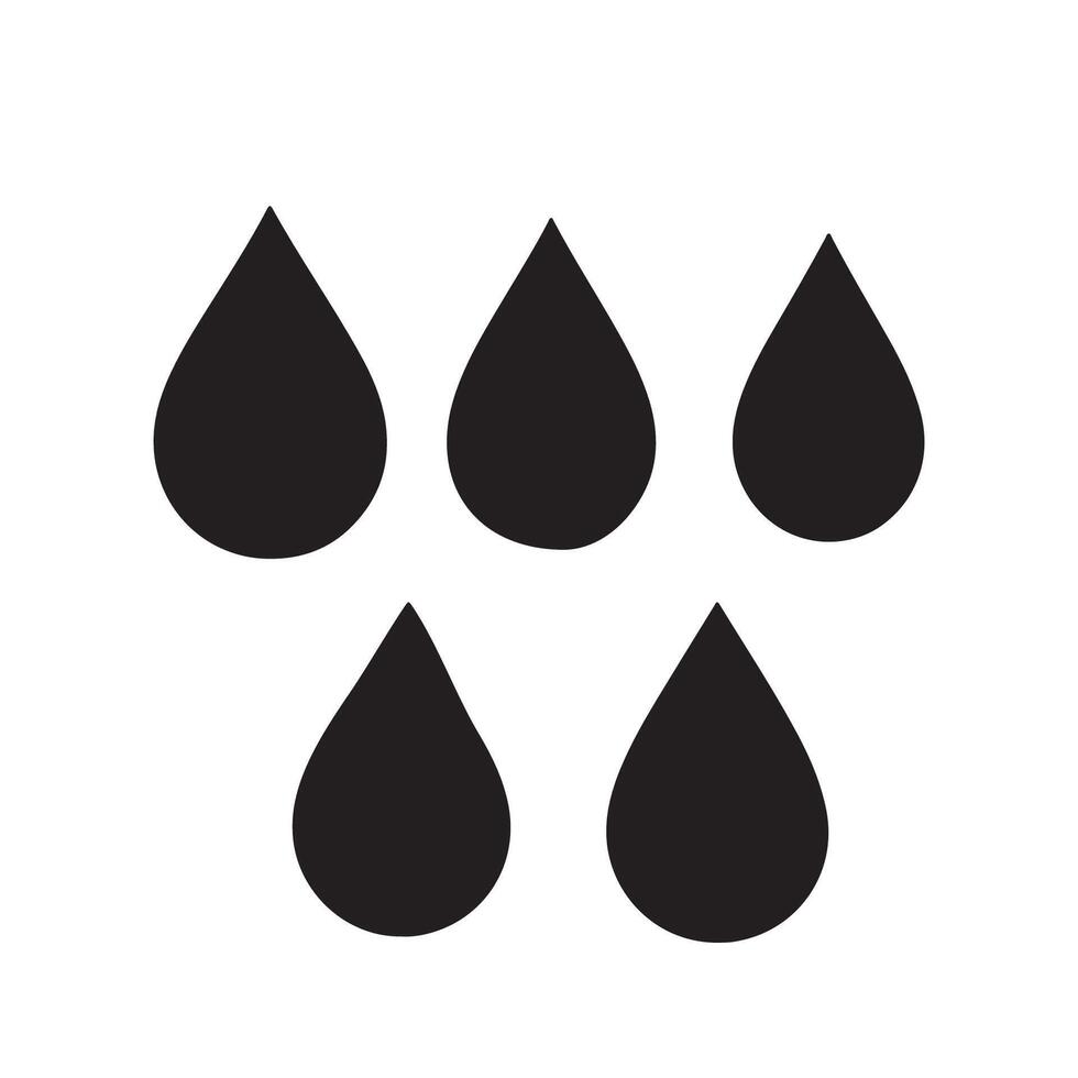 Water Drop Symbols vector