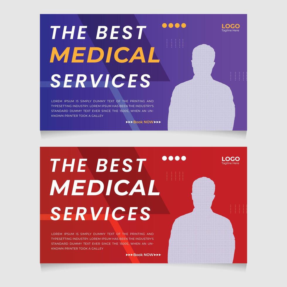 Simple Medical Thumbnail for Your Live Session vector