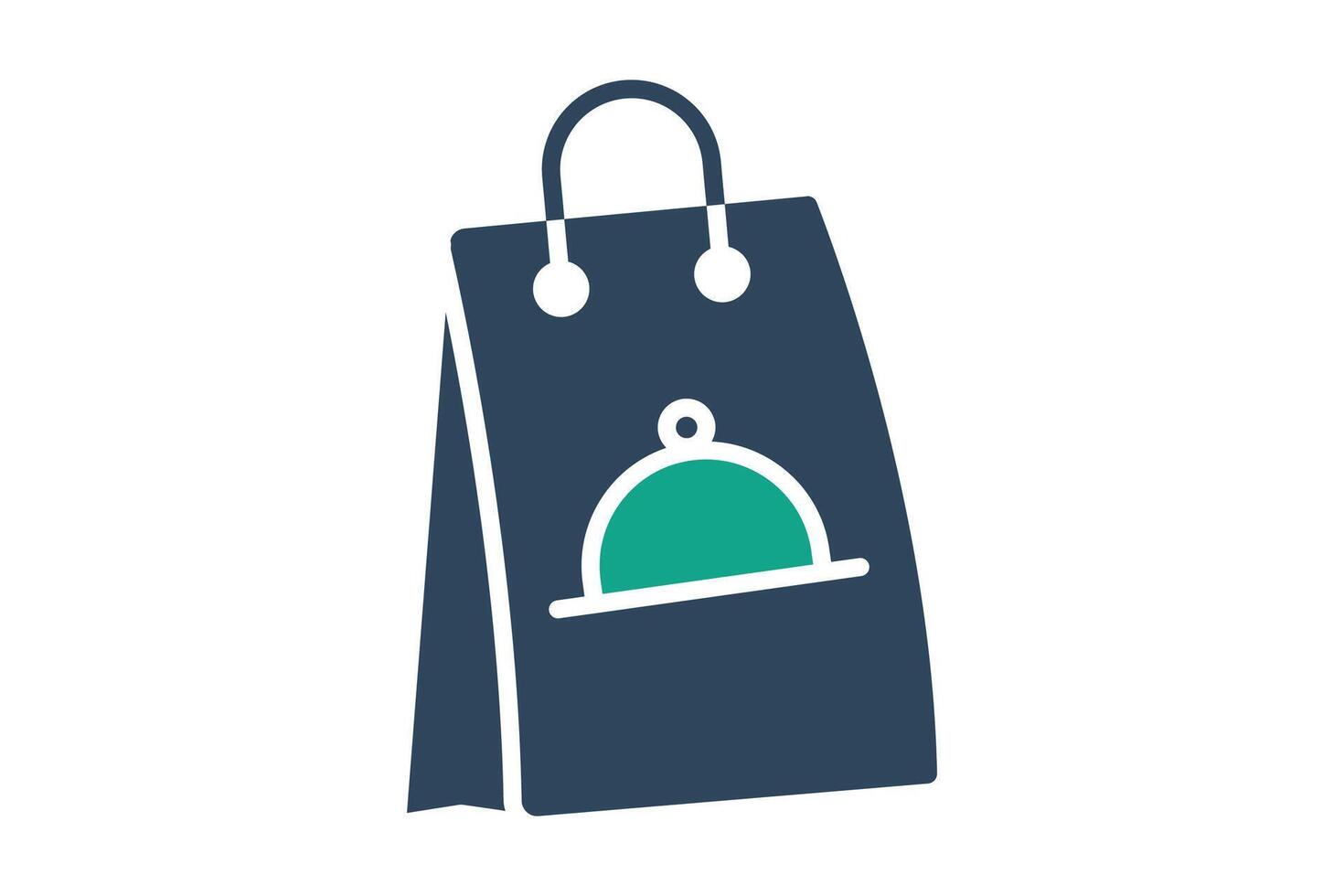 Delivery icon. solid icon style. icon related to delivery food. catering elements illustration vector