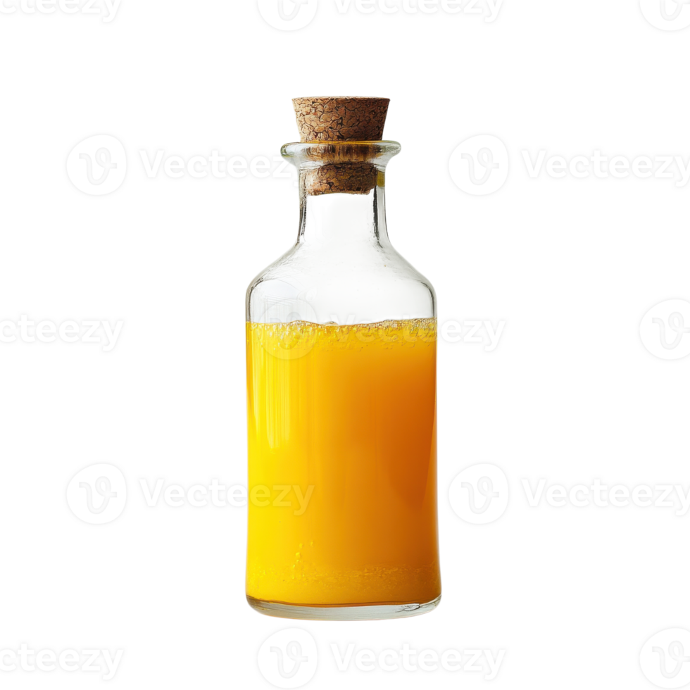 Potion bottle with liquid on transparent Background png