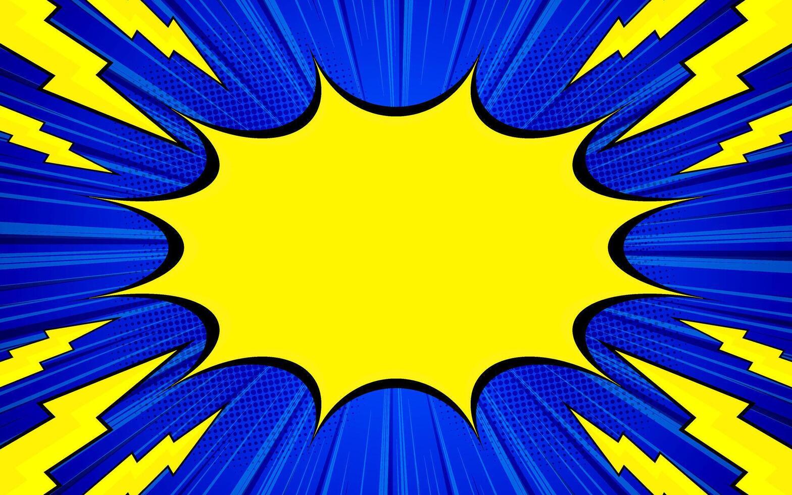Pop Art Comic Book Background with Speech Bubble vector