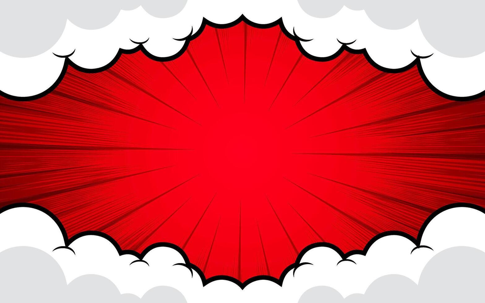 Comic pop art background vector
