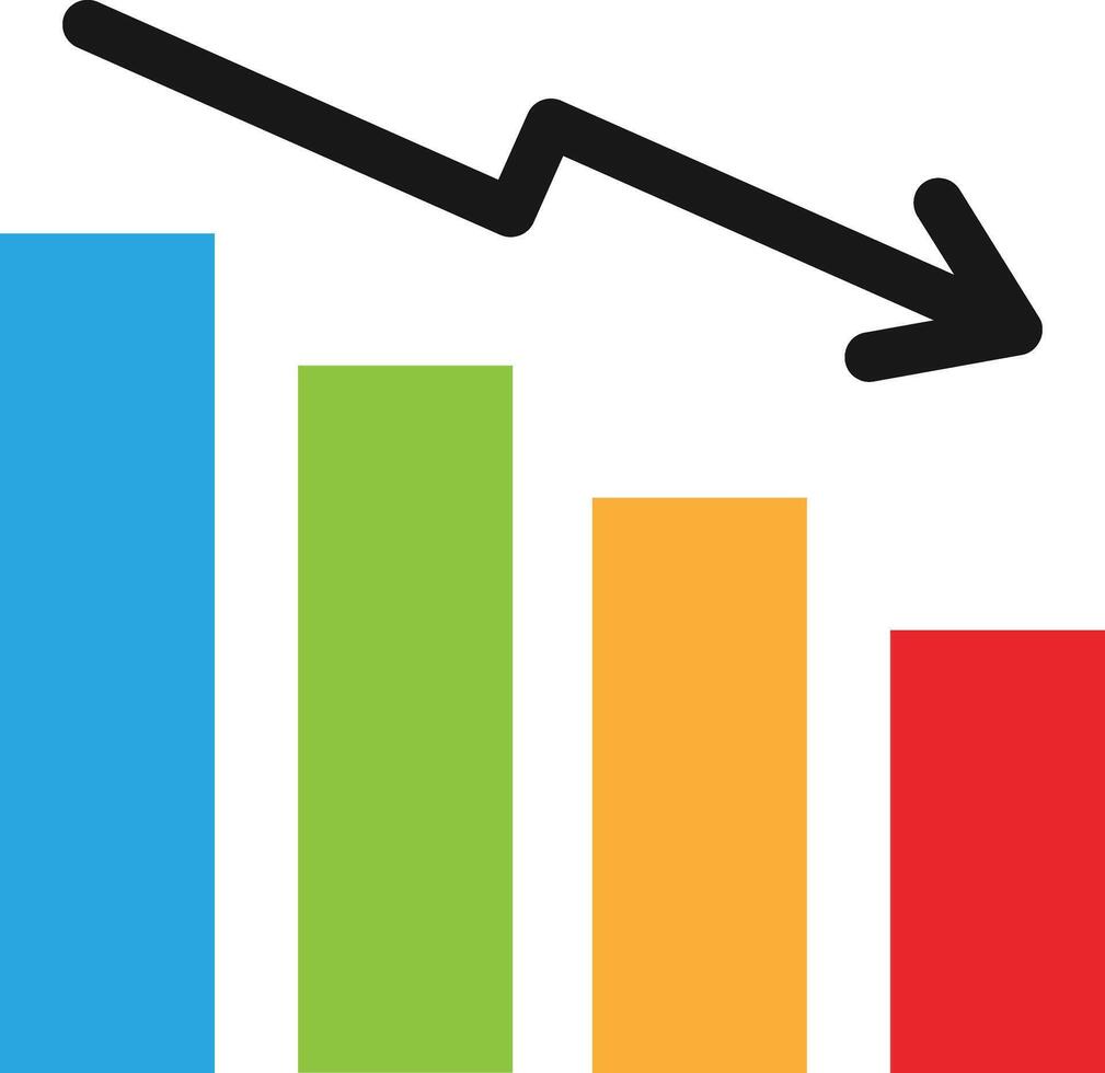 Recession Crisis Business Chart vector
