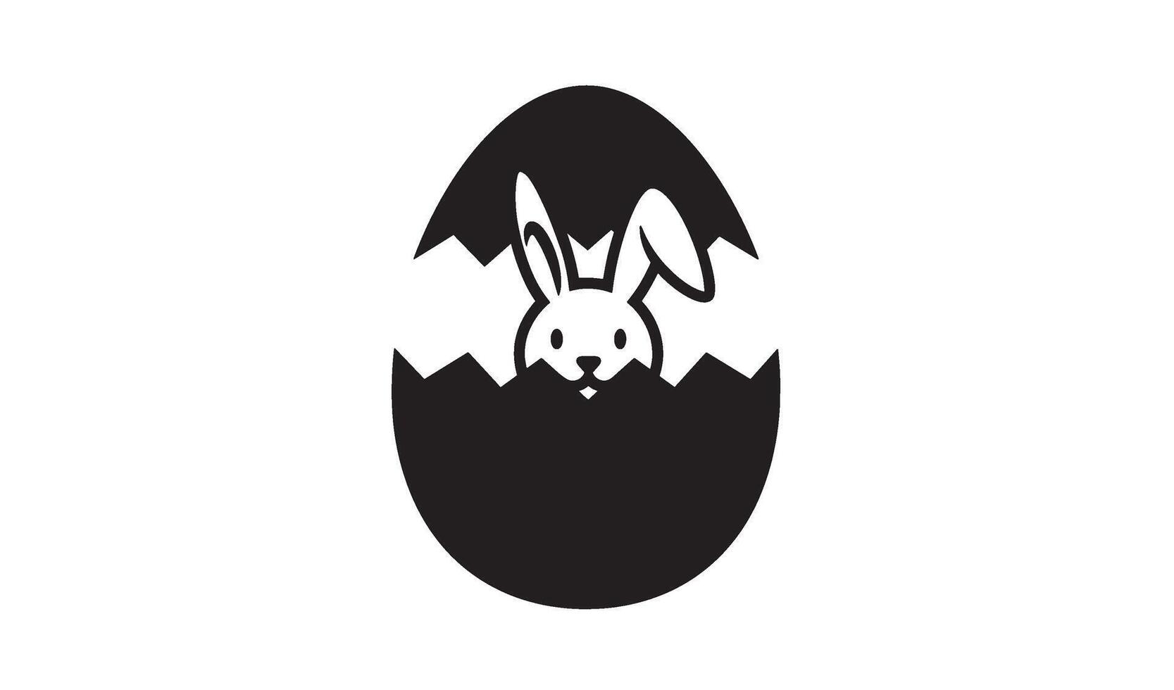 Silhouette Easter Elements Icon pack for clean festive compositions vector