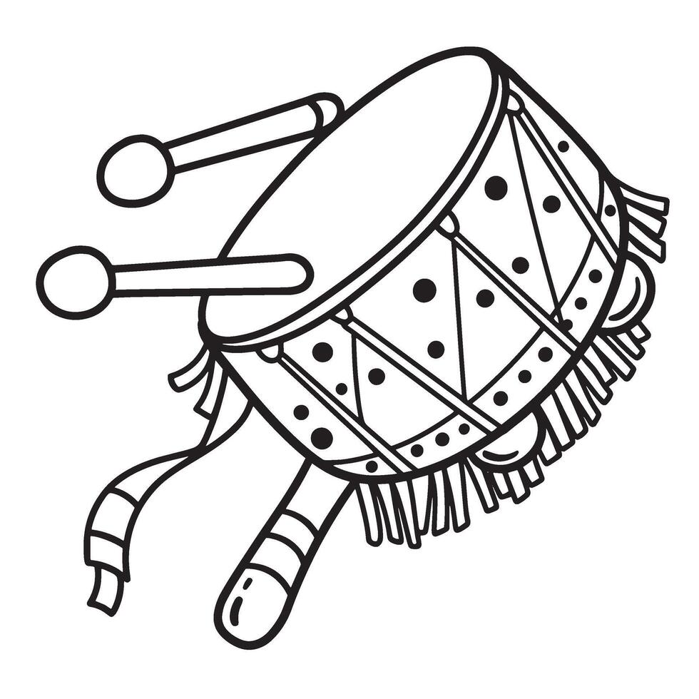 Parade Festival Icon Element for Marching Band and Cultural Show Posters vector