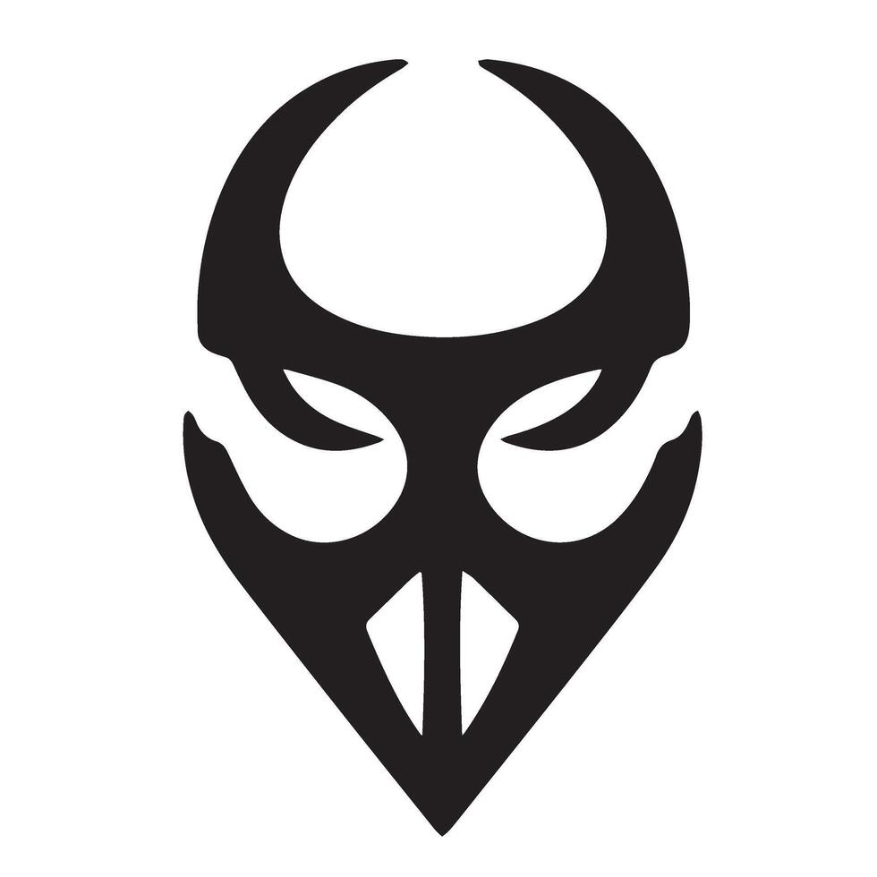 Tactical Skull Mask Art for Fantasy Soldier and Mercenary Projects vector