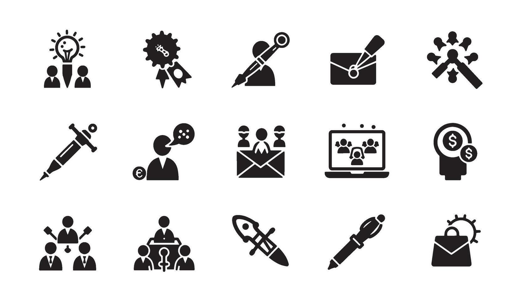 Modern Logo Set Concept with Sleek and Stylish Branding Templates vector
