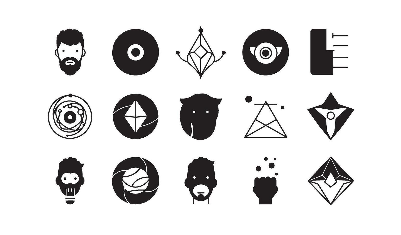 Creative Logo Design for Business Materials and Branding Templates vector
