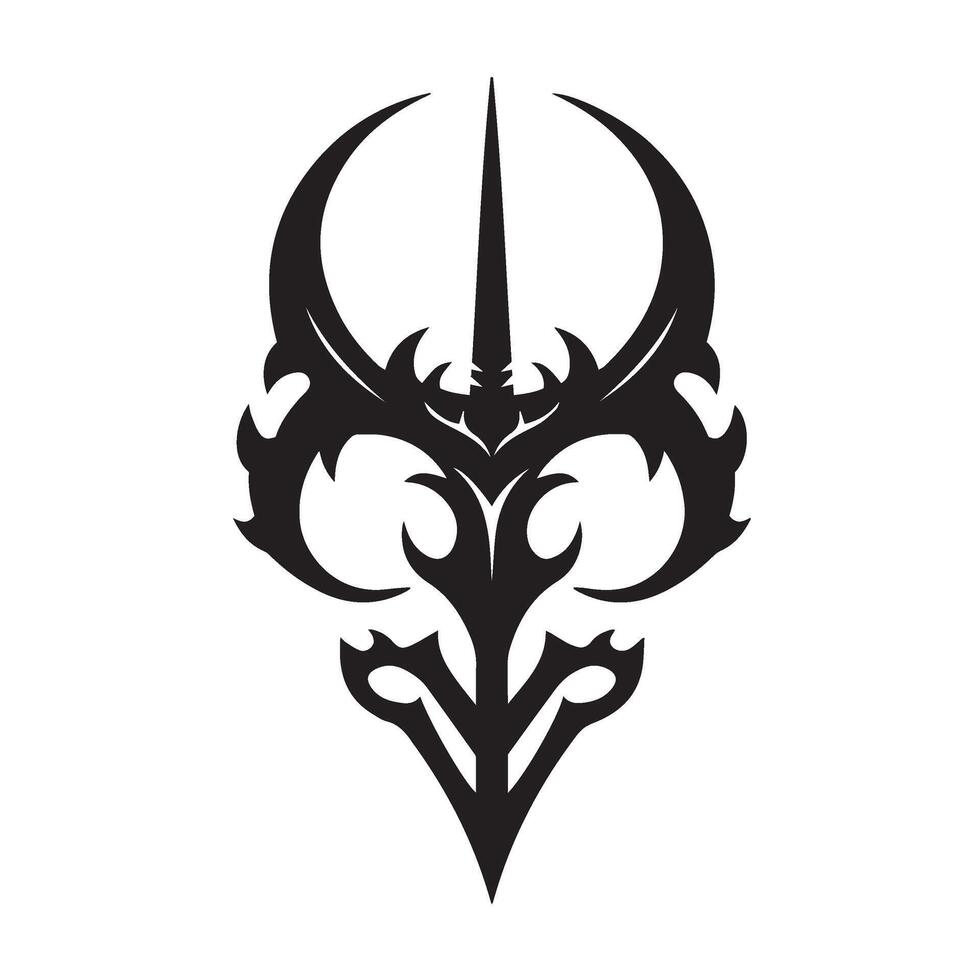 Tactical Skull Mask Art with Futuristic Tech Features for Hero Icons vector