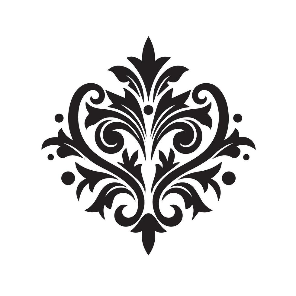 Elegant Floral Design Ideal for Paper Crafting and Custom Packaging Art vector