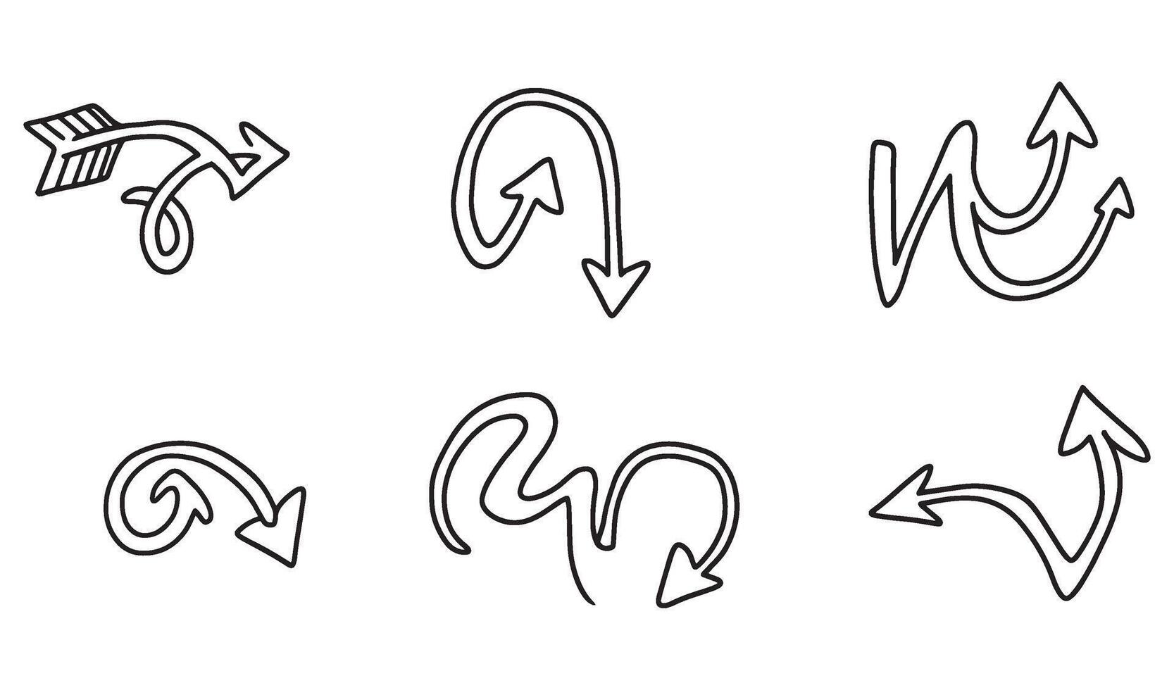Hand Sketched Ribbon Pack Including Classic Banner Shapes and Badge Lines vector