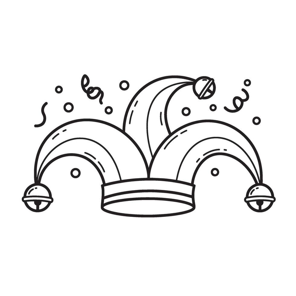 Carnival Mask Design Drawing Ideal for Posters and Brazilian Party Events vector