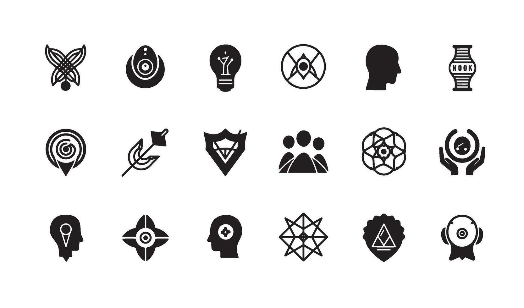 Tech Startup Logo Templates with Unique Modern Look for New Business Use vector