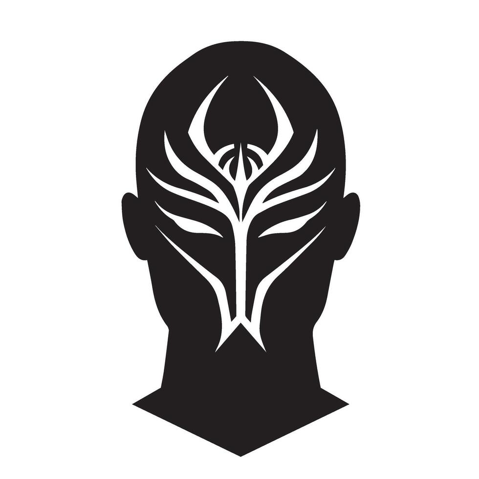 WebNinja Helmet Silhouette Built for Agile Combat and Hero Costumes vector