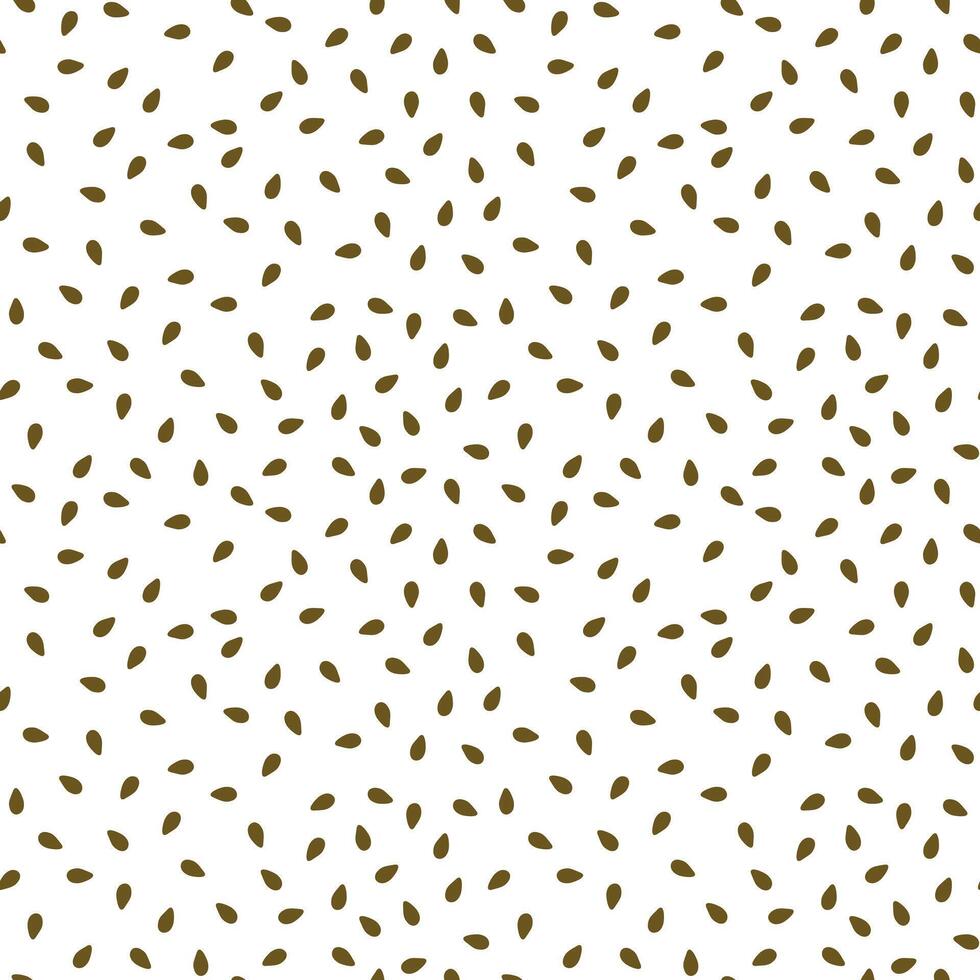 Seamless seed pattern on white background in flat style vector