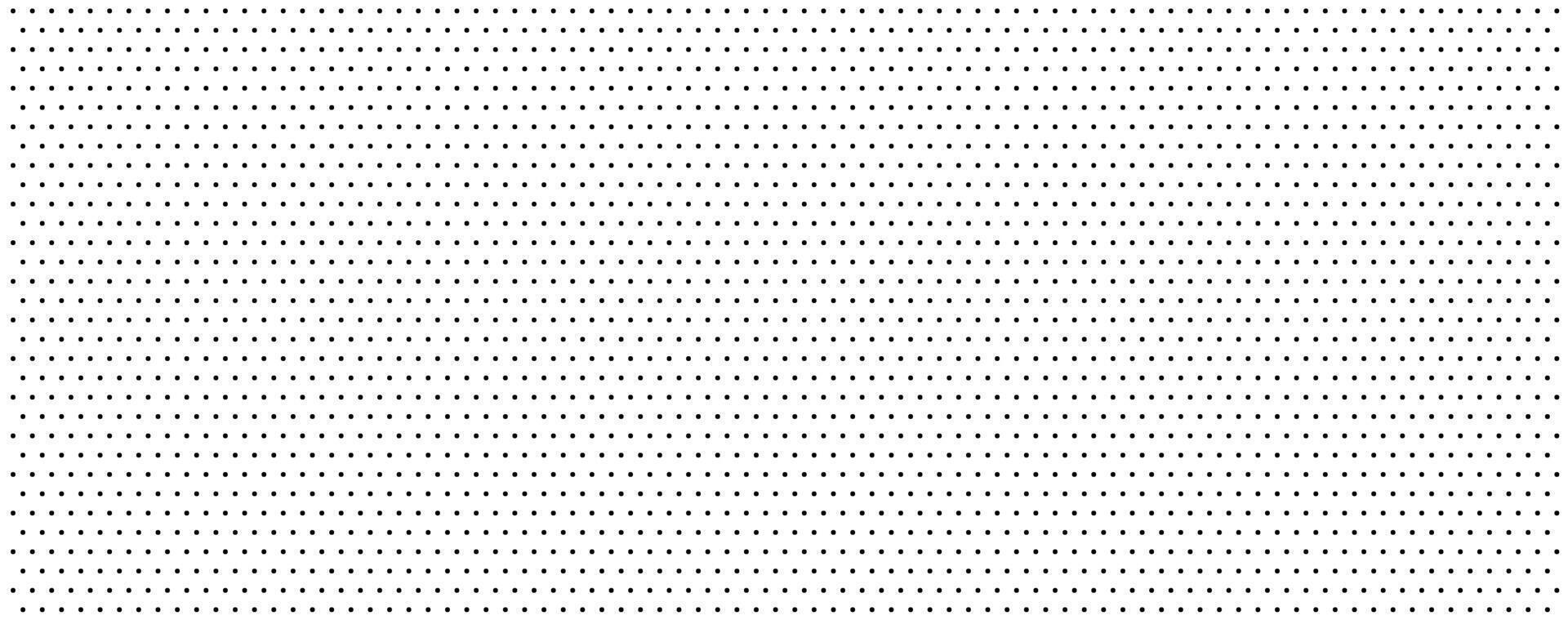 Point texture. Dot seamless pattern. Grid dotted halftone. Simple small geometric pattern. Rectangle black and white polkadots. Repeat polkadot. vector
