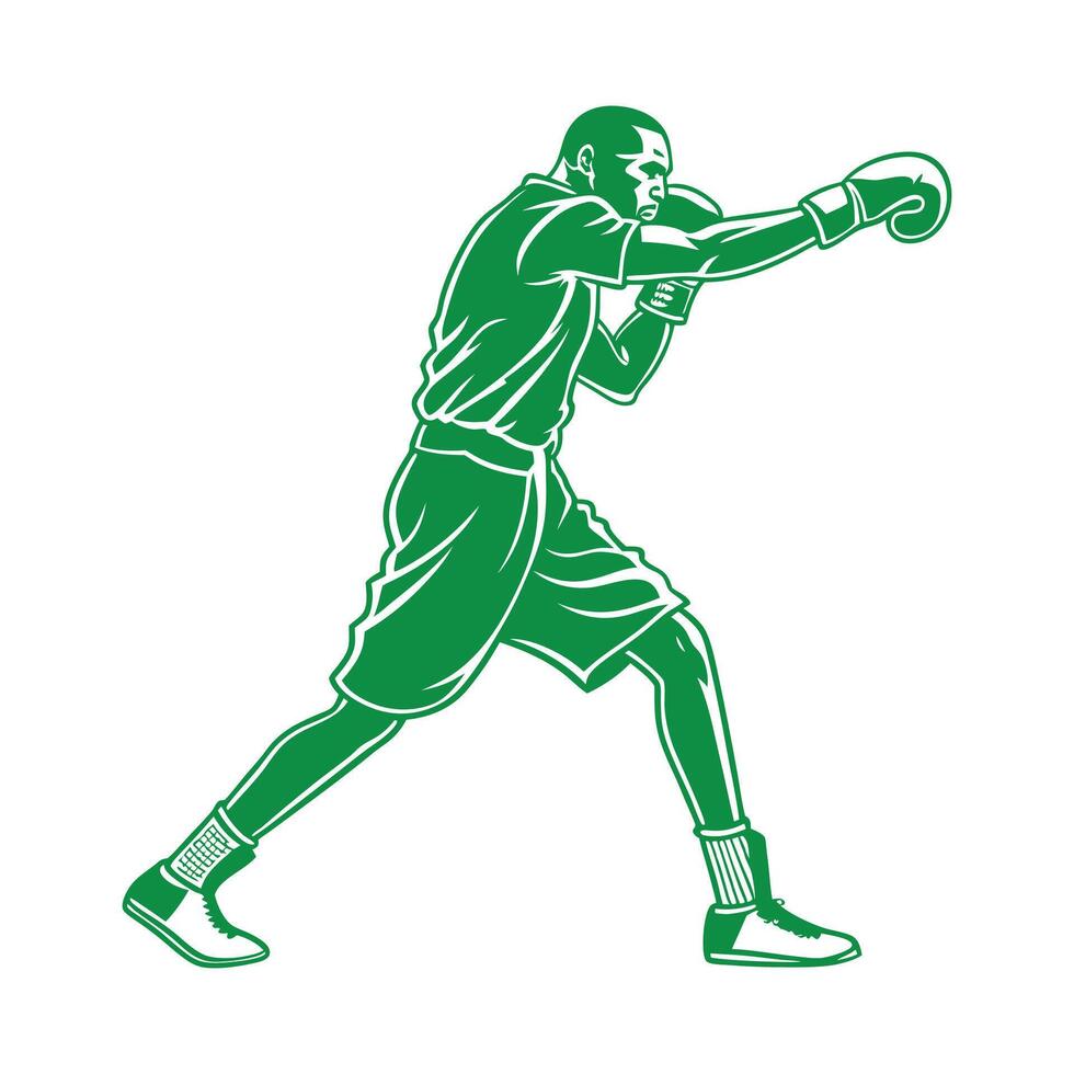 Professional handball player with flat design vector