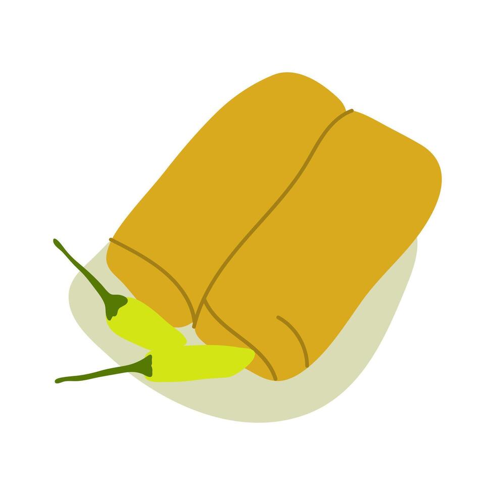 Closeup Risol Traditional Indonesian Food vector