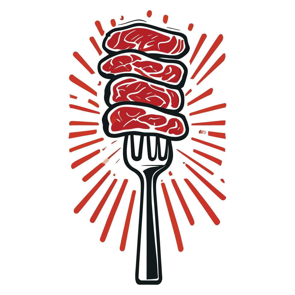 Culinary Delights Exploring the World of Fine Meat Dishes vector